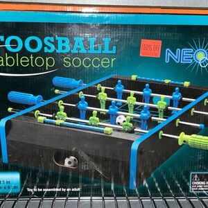 Othr Tabletop Foosball Game - Black, Blue, Green
